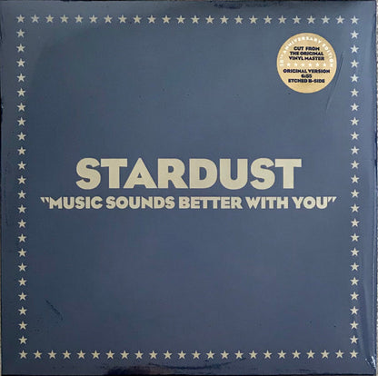 Stardust : Music Sounds Better With You (12", S/Sided, Single, Etch, RE, MPO)