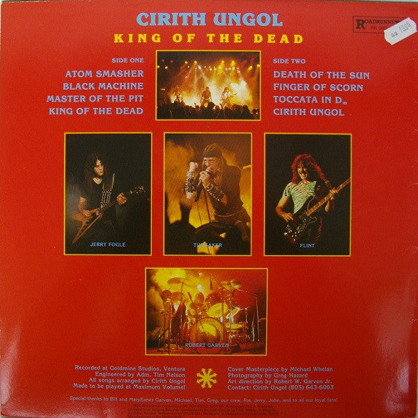 Cirith Ungol : King Of The Dead (LP, Album)
