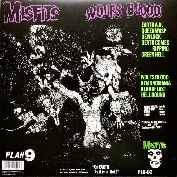 Misfits : Earth A.D. / Wolfs Blood (LP, Album, RE, RP)