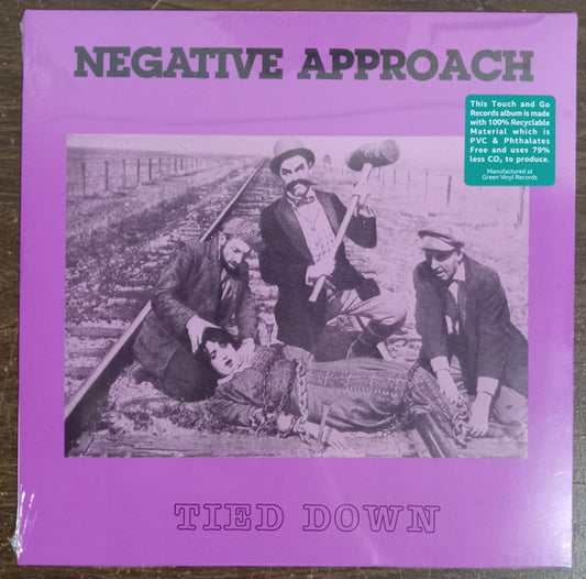 Negative Approach : Tied Down (LP, Album, RE, PET)