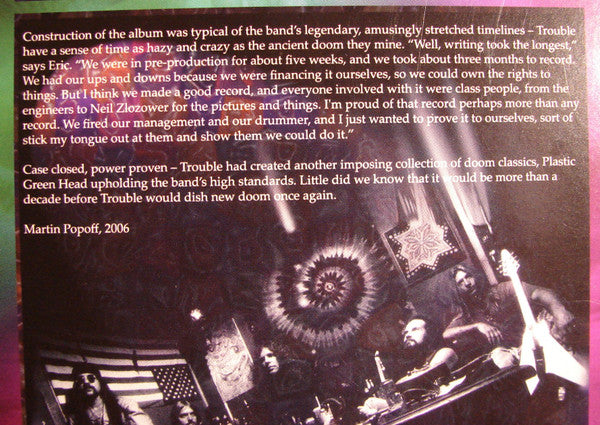 Trouble (5) : Plastic Green Head (LP, Album, RE)