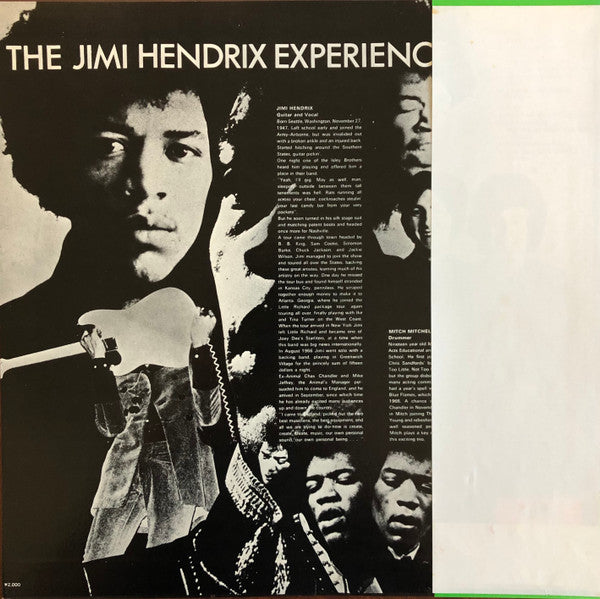 The Jimi Hendrix Experience : Are You Experienced (LP, Album, Mono, RE)
