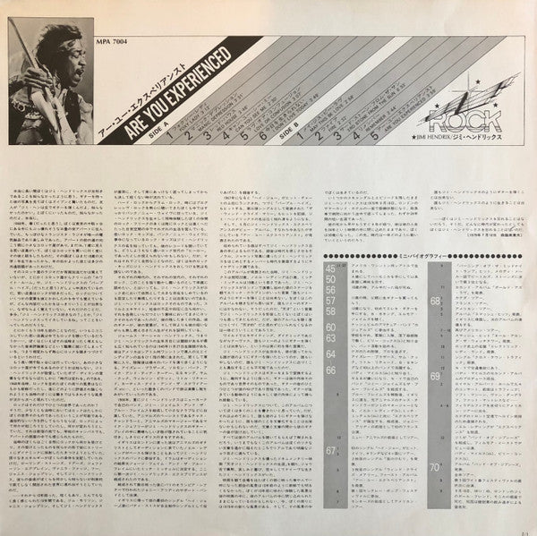 The Jimi Hendrix Experience : Are You Experienced (LP, Album, Mono, RE)