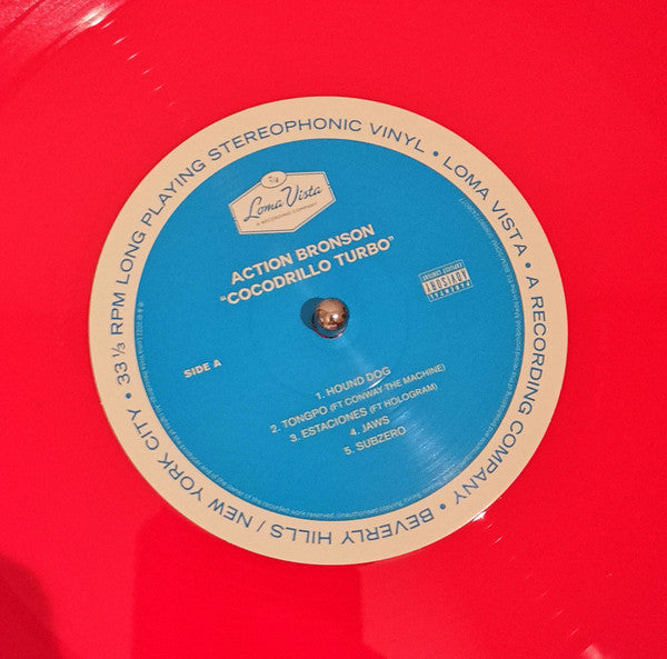 Action Bronson : Cocodrillo Turbo (LP, Album, Ltd, Red)
