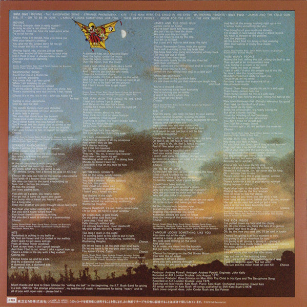 Kate Bush = ケイト・ブッシュ* : The Kick Inside = 天使と小悪魔 (LP, Album, RE)