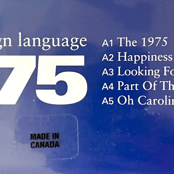 The 1975 : Being Funny In A Foreign Language (LP, Album, Ltd, Tra)