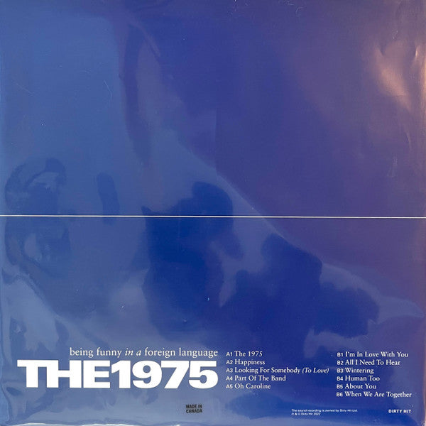 The 1975 : Being Funny In A Foreign Language (LP, Album, Ltd, Tra)