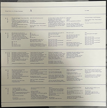 The 1975 : Being Funny In A Foreign Language (LP, Album, Ltd, Tra)