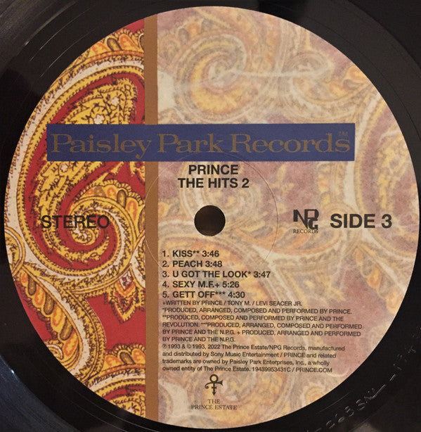 Prince : The Hits 2 (2xLP, Comp, RE)