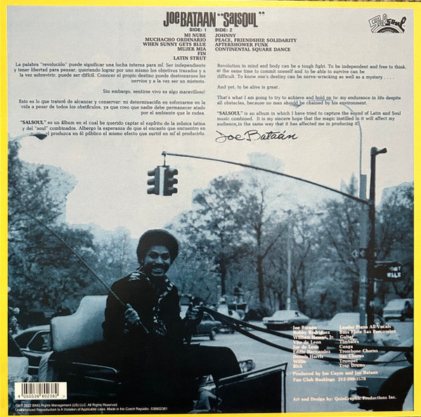 Joe Bataan : Salsoul (LP, Ltd, RE, Blu)