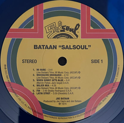 Joe Bataan : Salsoul (LP, Ltd, RE, Blu)