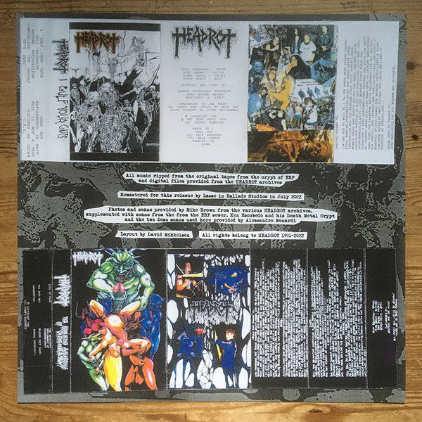 Headrot : 1991-1992 Demo + EP compilation (2xLP, Comp, Ltd, RM, Red + 7", EP, Ltd, RM, Red)