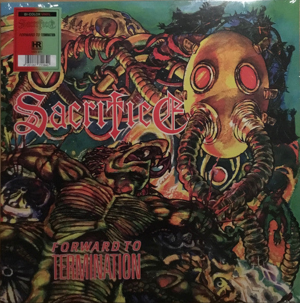 Sacrifice (3) : Forward To Termination  (LP, Album, Ltd, RE, RM, Red)