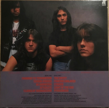 Sacrifice (3) : Forward To Termination  (LP, Album, Ltd, RE, RM, Red)
