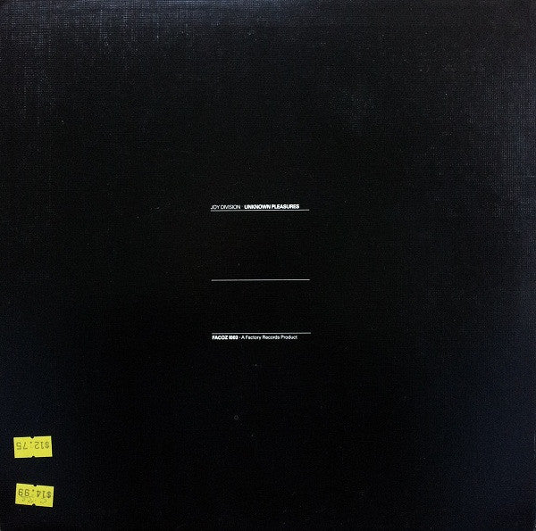 Joy Division : Unknown Pleasures (LP, Album)