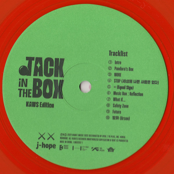 J-Hope : Jack In The Box (LP, S/Sided, Album, Ltd, Red)