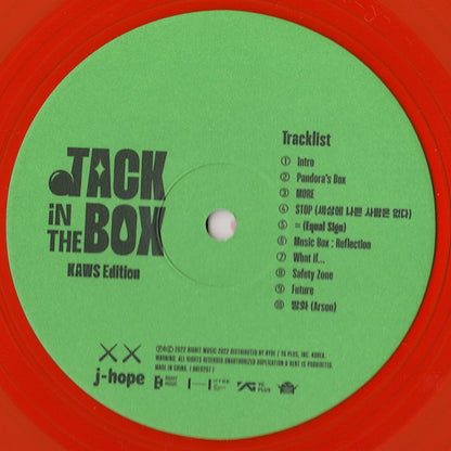 J-Hope : Jack In The Box (LP, S/Sided, Album, Ltd, Red)