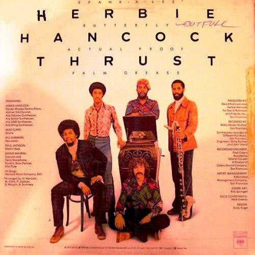 Herbie Hancock : Thrust (LP, Album, Pit)