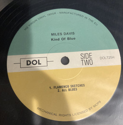 Miles Davis : Kind Of Blue (LP, Album, RE, RP, 180)