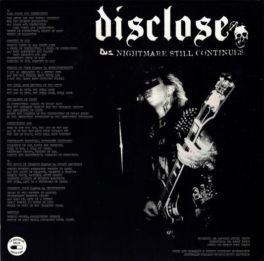 Disclose : Yesterday's Fairytale, Tomorrow's Nightmare (LP, Album, RE)