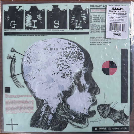 G.I.S.M. : Military Affairs Neurotic (LP, Album, Dlx, Ltd, RE, RM, Cok)
