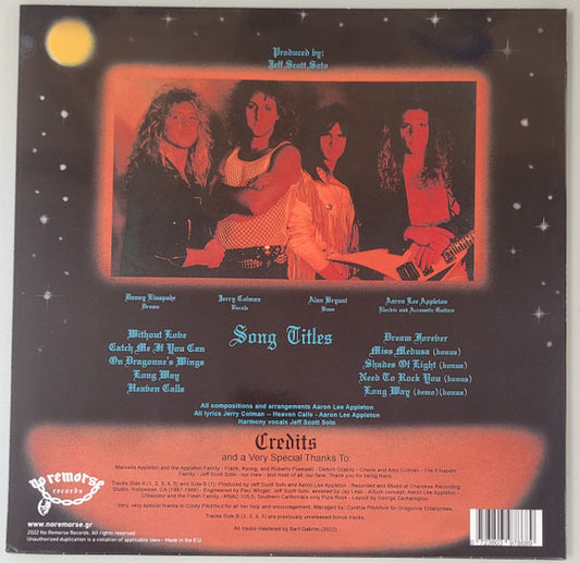 Dragonne : On Dragons Wings (LP, Album, RE)