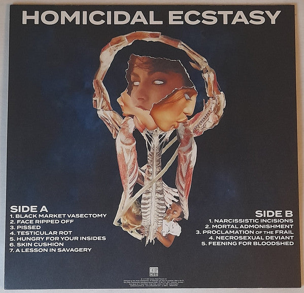 Sanguisugabogg : Homicidal Ecstasy (LP, Album, Ltd, Blu)