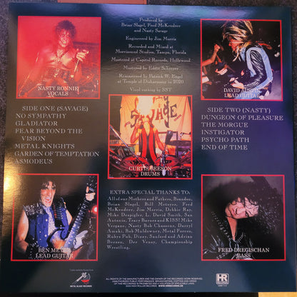 Nasty Savage : Nasty Savage (LP, Album, Ltd, RE, RM, Bon)