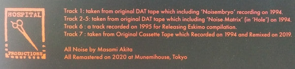 Merzbow : Noise Matrix (2xLP, RE)
