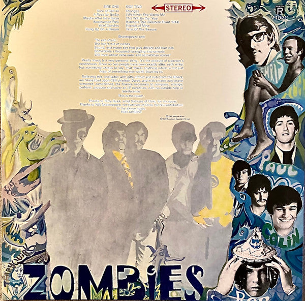 The Zombies : Odessey And Oracle (LP, Album, RE, RM, Ora)