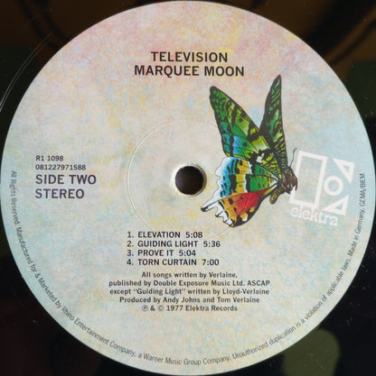 Television : Marquee Moon (LP, Album, RE, 180)