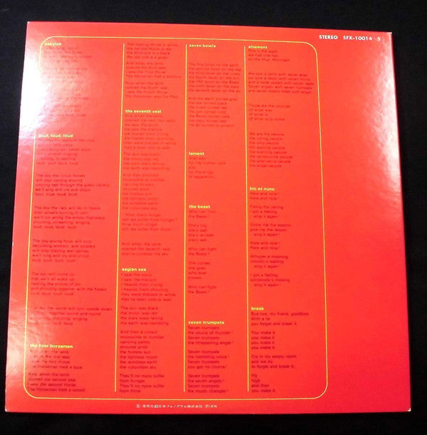 Aphrodite's Child : 666 (2xLP, Album, Gat)