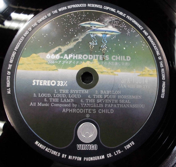 Aphrodite's Child : 666 (2xLP, Album, Gat)