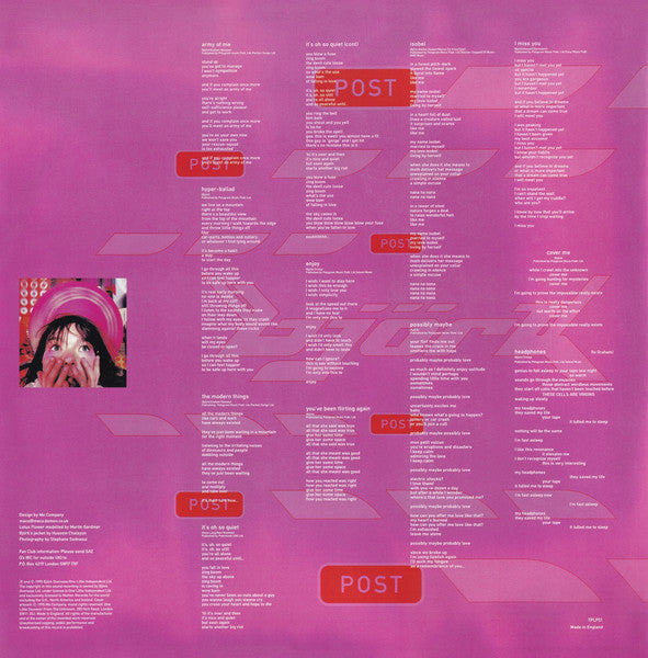 Björk : Post (LP, Album, RE)