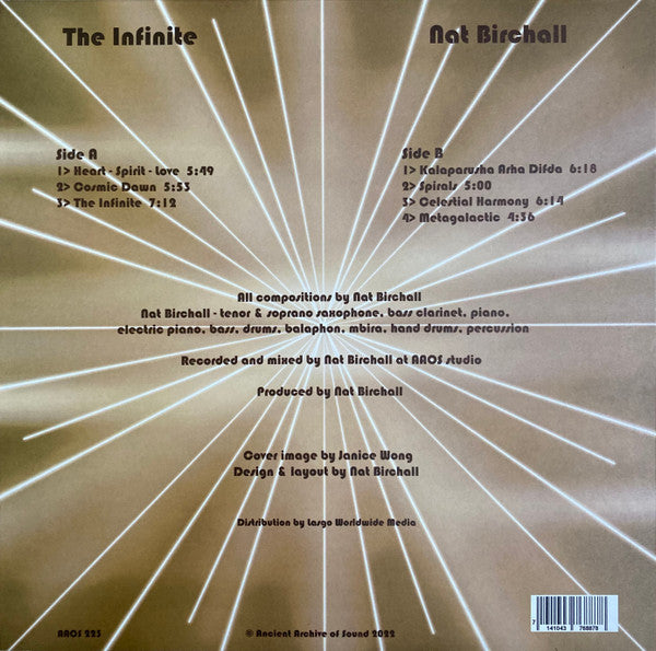 Nat Birchall : The Infinite (LP, Album)
