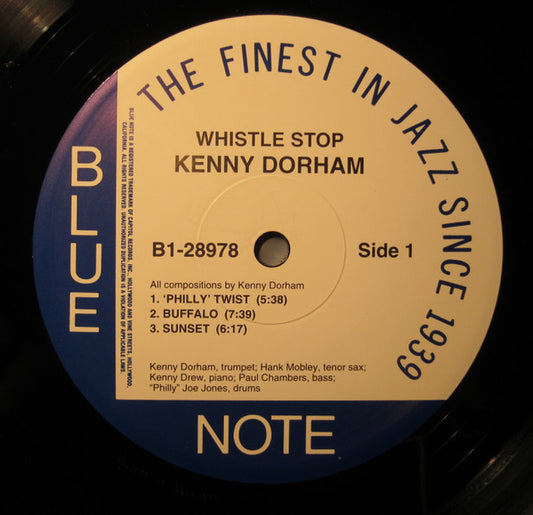 Kenny Dorham : Whistle Stop (LP, Album, Ltd, RE, 180)