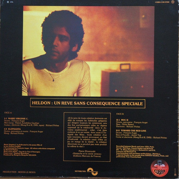 Heldon : Un Rêve Sans Conséquence Spéciale (LP, Album)