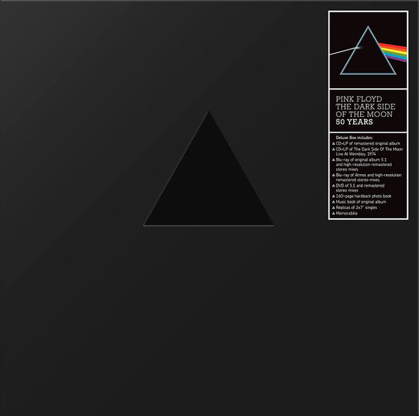 Pink Floyd : The Dark Side Of The Moon (50th Anniversary Edition Box Set) (CD, Album, RE, RM + CD, Album, RE + LP, Album, RE,)