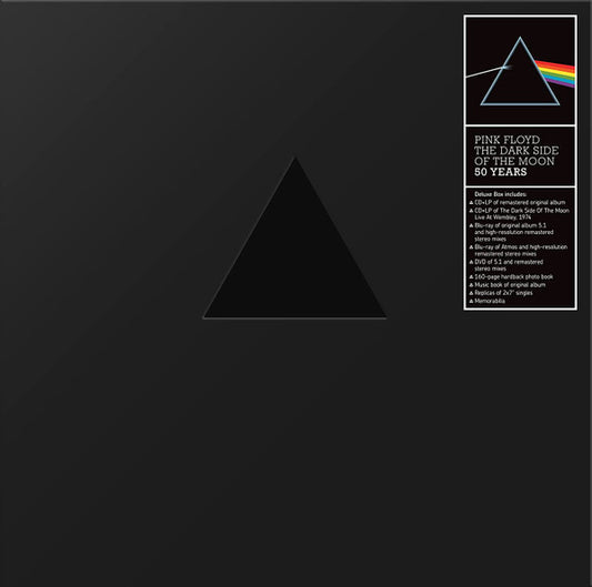 Pink Floyd : The Dark Side Of The Moon (50th Anniversary Edition Box Set) (CD, Album, RE, RM + CD, Album, RE + LP, Album, RE,)