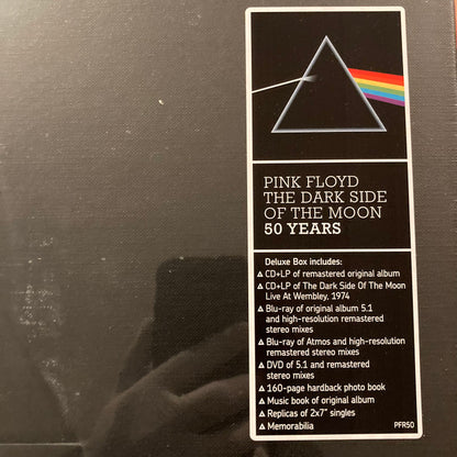 Pink Floyd : The Dark Side Of The Moon (50th Anniversary Edition Box Set) (CD, Album, RE, RM + CD, Album, RE + LP, Album, RE,)