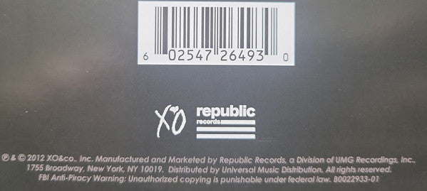 The Weeknd : Thursday (2xLP, MP, Mixtape, RE)