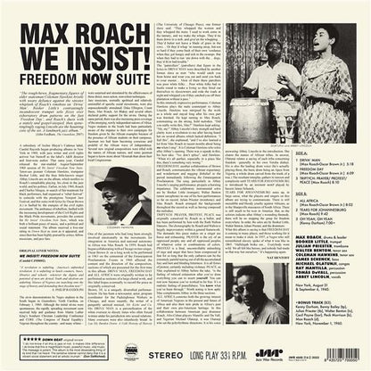 Max Roach : We Insist! Max Roach's Freedom Now Suite (LP, Album, RE, DMM)