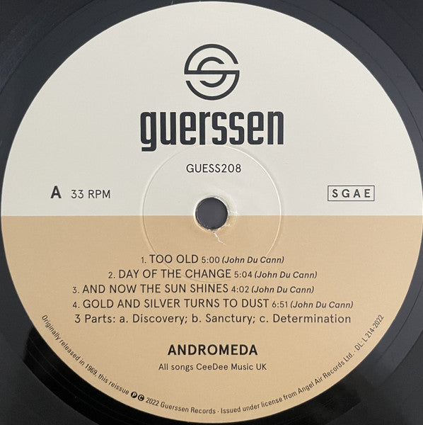 Andromeda (10) : Andromeda (LP, Album, Ltd, RE)