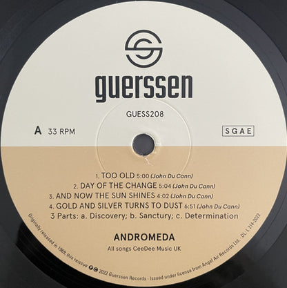 Andromeda (10) : Andromeda (LP, Album, Ltd, RE)