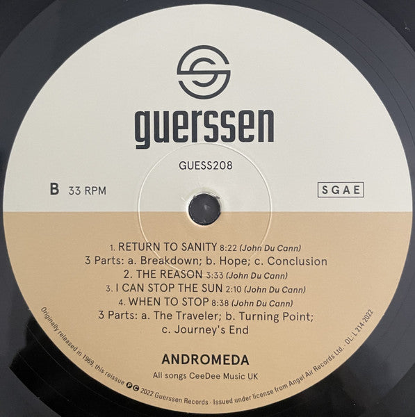 Andromeda (10) : Andromeda (LP, Album, Ltd, RE)