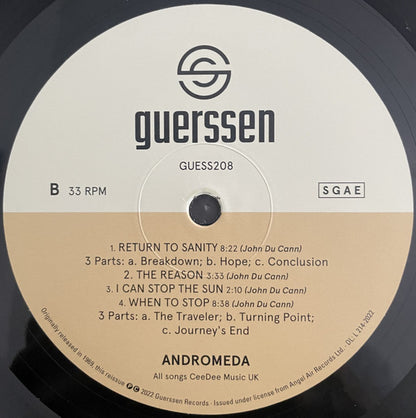 Andromeda (10) : Andromeda (LP, Album, Ltd, RE)