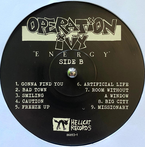 Operation Ivy : Energy (LP, Album, RE)
