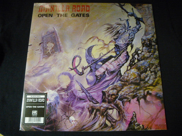 Manilla Road : Open The Gates (LP, Album, RP)
