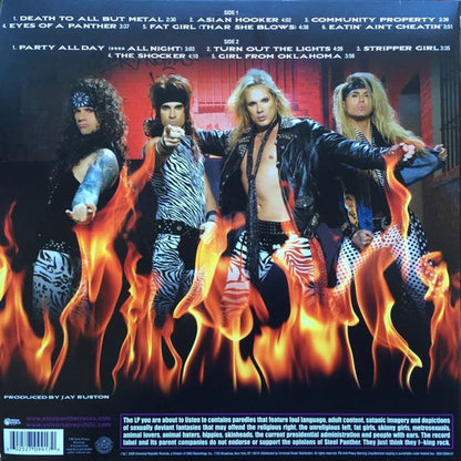 Steel Panther : Feel The Steel (LP, Album, Pur)