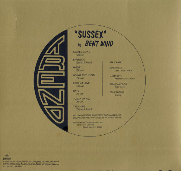 Bent Wind : Sussex (LP, Album, RE)